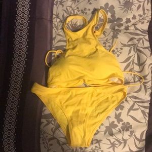 Yellow bikini